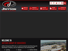Tablet Screenshot of jaffson.com